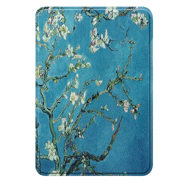 Funda para Lector Electrónico Libro Cuero PU Kindle Paper 12.a Generación 2024 7 Pulgadas Blanco