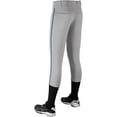 thumbnail image 4 of TOURNAMENT w/Pipe Softball Pant - GREY,ROYALPIPE - XL, 4 of 8