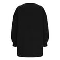 thumbnail image 4 of aidice Womens Shirts Casual Crewneck Long Sleeve Loose Shirts Drop Shoulder Fall Oversize Pullover Tops, 4 of 5