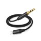 thumbnail image 1 of wonima44 USB-C to 3.5mm Aux Audio Cable, Apple MFi Certified Car Stereo Cord for iPhone 15/15 Plus/ 15 Pro/ 15 Pro Max, iPad Pro, MacBook, Samsung Galaxy S23 S22 Note 20, Pixel 5 6 (Black#), 1 of 1