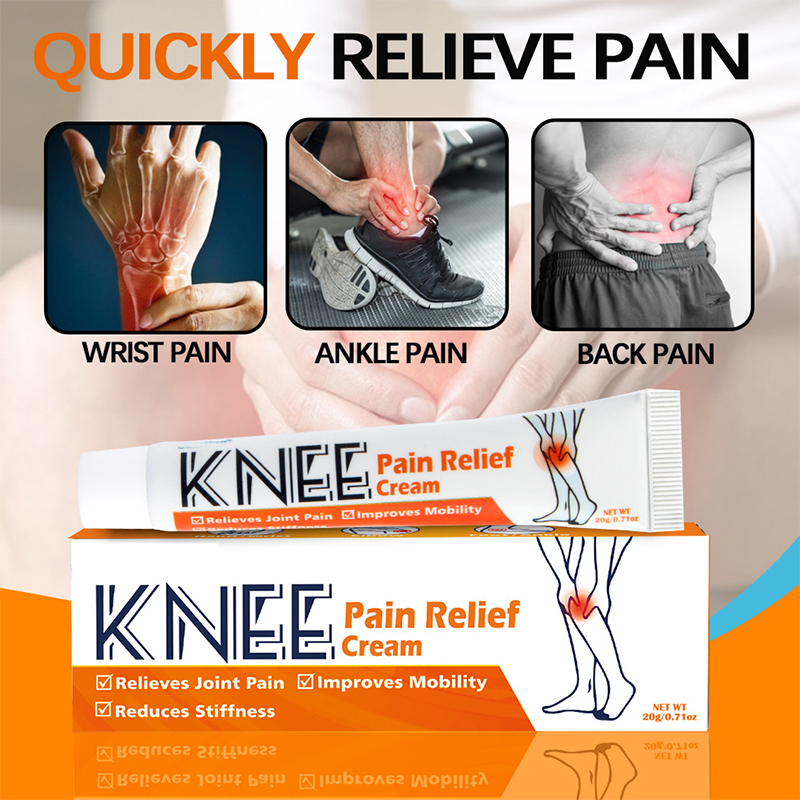 Knee Pain Relief Cream Portable Reduce Stiffness Home Health Supplies