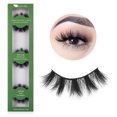 thumbnail image 2 of ORAEONY Faux Mink Lashes,5D Fluffy False eyelashes，3 Pairs Mink Lashes Natural Look, Resuable And Cruelty-free,13-16mm, 2 of 7