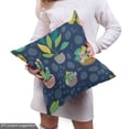 thumbnail image 4 of Ambesonne Cactus Print Fabric by the Yard Upholstery, House Plant Succulents, 2 Yards, Dark Sky Blue Multicolor, 4 of 4
