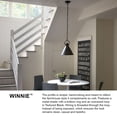 thumbnail image 4 of 1 Light Pendant In Traditional Style 18 Inches Wide By 21.5 Inches High-Aged Zinc Finish Hinkley Lighting 3555Dz, 4 of 4