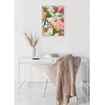 thumbnail image 6 of Kate and Laurel Sylvie Softly Framed Canvas Wall Art by Mia Charro, 18x24 White, Modern Fun Abstract Colorful Botanical Flower Art for Wall, 6 of 7