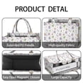 thumbnail image 4 of Large Capacity Tote Bag,Fairy Tale Princess Pattern Handbag Fashion Luxury Tote Bag,15.7"x13"x 5.1" Inches,Laptop Compatible, 4 of 6