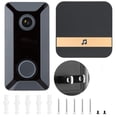 thumbnail image 1 of V6 Wifi Timbre 720P Cámara De Video Almacenamiento En La Nube Seguridad Para El Hogar A Prueba De Agua (Gris Ee. Uu. Plug90-250V Inevent AF000374-00, 1 of 6