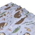 thumbnail image 3 of Yayeee Shower Curtain with Hooks 72"x72" Waterproof Fabric Bathroom Hanging Decor, Purple Otters Pattern, 3 of 5