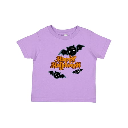 

Inktastic Happy Halloween Bats Gift Toddler Boy or Toddler Girl T-Shirt