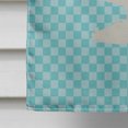 thumbnail image 4 of Carolines Treasures BB8117CHF Large Pigeon Blue Check Canvas House Flag, 4 of 4