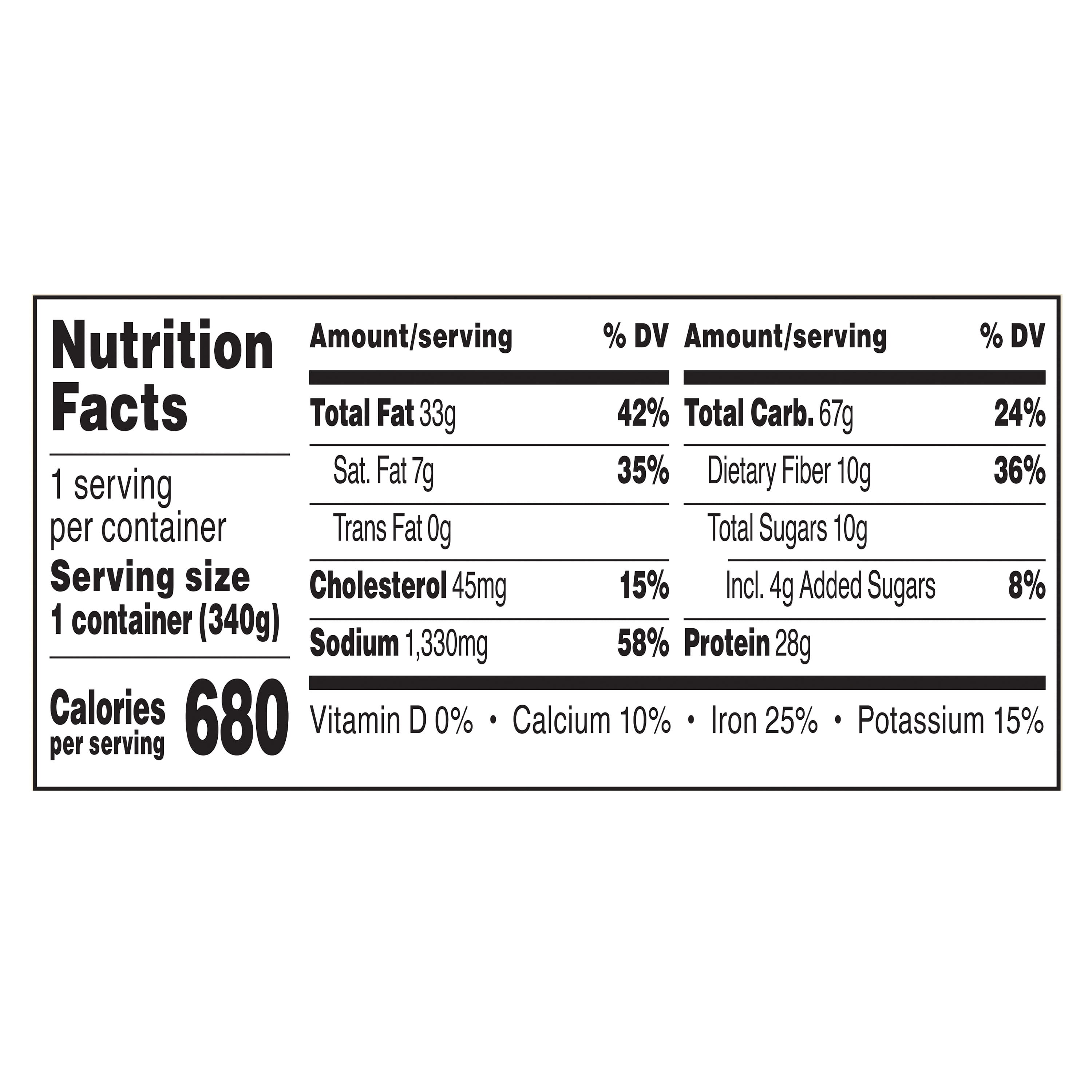 Marketside Mediterranean Chicken with Brown Rice and Feta Microwave Ready Prepared Meal,12.0 oz (Fresh)