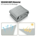 thumbnail image 3 of Yescom 25Ft Triangle Sun Shade Sail Canopy 97% UV Block Commercial Carpark Pool Camping Playground Outdoor Cload Gray, 3 of 10