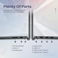 thumbnail image 4 of DELL Inspiron 3520 15.6" Touchscreen Laptop, Intel Core i7-1255U, 32GB RAM, 1TB SSD, Intel Iris Xe Graphics, Numeric Keypad, Wi-Fi , Windows 11 Pro, 4 of 9