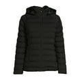 thumbnail image 4 of Time and Tru Women's and Plus Packable Stretch Zip Up Puffer Jacket, 4 of 5