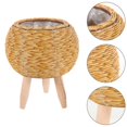 thumbnail image 2 of Household Woven Plant Basket Versatile Weaving Flower Basket Home Woven Plant Stand, 2 of 3