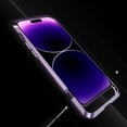 thumbnail image 3 of Decase Aluminum Frame Metal Bumper Frame Slim Hard Case for iPhone 14 Pro, Metal Frame Armor Bumper Raised Edge Protection No-Back Case for iPhone 14 Pro 6.1 inch 2022, Purple, 3 of 9
