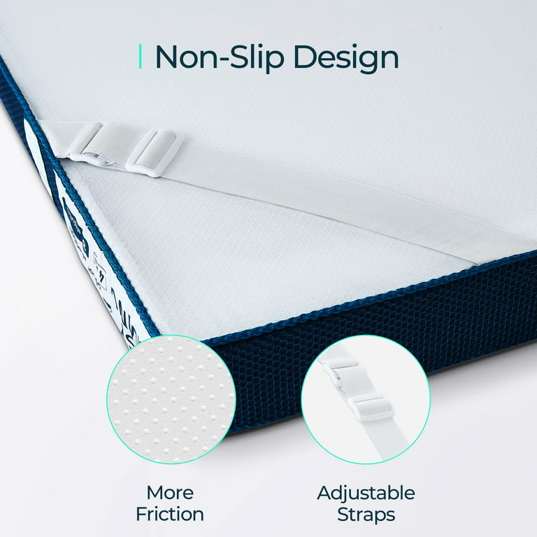 Anti Slip Grip Pad for Spring and Memory Foam Queen Size Mattress, Keeps  Mattress in Place for a Great Nigh…