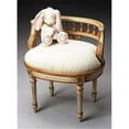 thumbnail image 1 of Butler 1218221 Vanity Seat - Cream &amp; Gold, 1 of 10