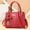ZAB Red, variant on Ladies Fashion Shoulder Bags for Women Classic Fashion Middle Aged Mother Handbag