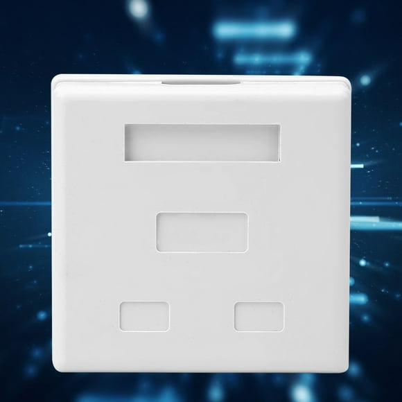 Integrated Module Box,Network Module Box Double-Port Socket Modules Box Network Wiring Accessory Tailored for Perfection