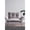Stone Gray, variant on 24 - inch Width | Stone Gray Love Seat for Narrow Areas | Compact yet Comfortable Seating