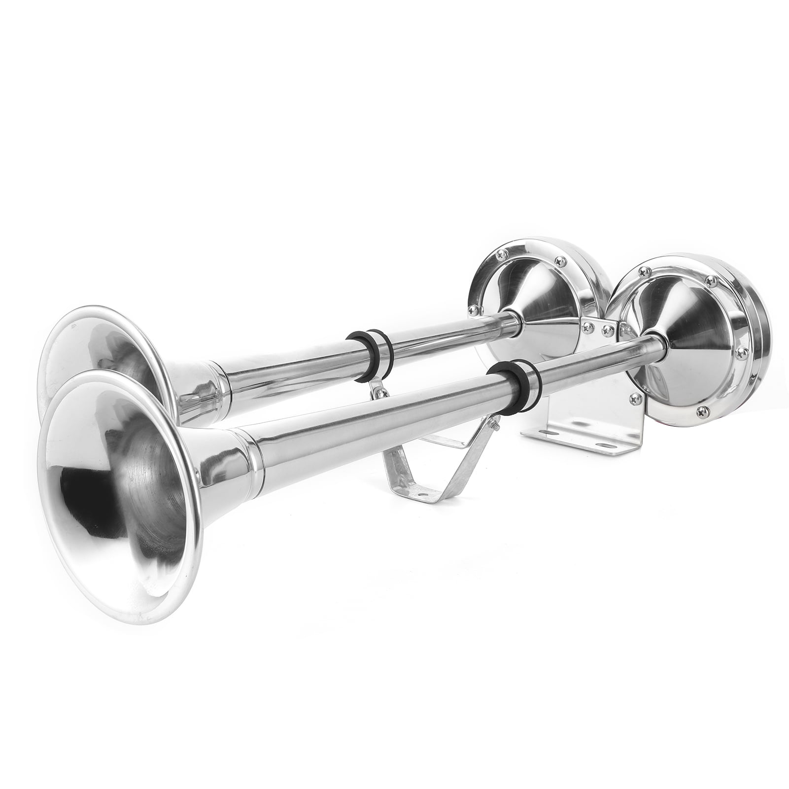 Dual Trumpet Air Horn Electrical 12V 125dB Sound Waterproof For Car