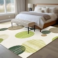 thumbnail image 4 of 8'x10' Area Rugs, Abstract Geometric Indoor Outdoor Area Rug for Living Room Bedroom, Farmhouse Vintage Polka Dot Green Washable Bathroom Rugs Kitchen Floor Carpet Mats Home Decor Aesthetic, 4 of 8