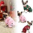 thumbnail image 6 of Dog Christmas Pajamas Puppy_Onesies Small Dogs Soft Warm Pet Clothescat Apparel Comfy Pet Clothes Outfit Doggie Bodysuit Christmas Gifts for Pets(#H03,L), 6 of 6