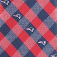 thumbnail image 2 of New England Patriots Woven Checkered Tie - Navy Blue/Red, 2 of 2