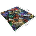 thumbnail image 4 of Multicolor Butterfly Group Pattern Blanket,Comfortable Soft Lamb Wool Throw Blanket,All Season,Warm Lightweight Blankets for Sofa Bed Couch Living Room Chair,50"x60", 4 of 4