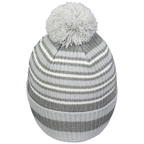 Holloway Sportswear OS Spirit Pom Beanie Silver/Heather Grey