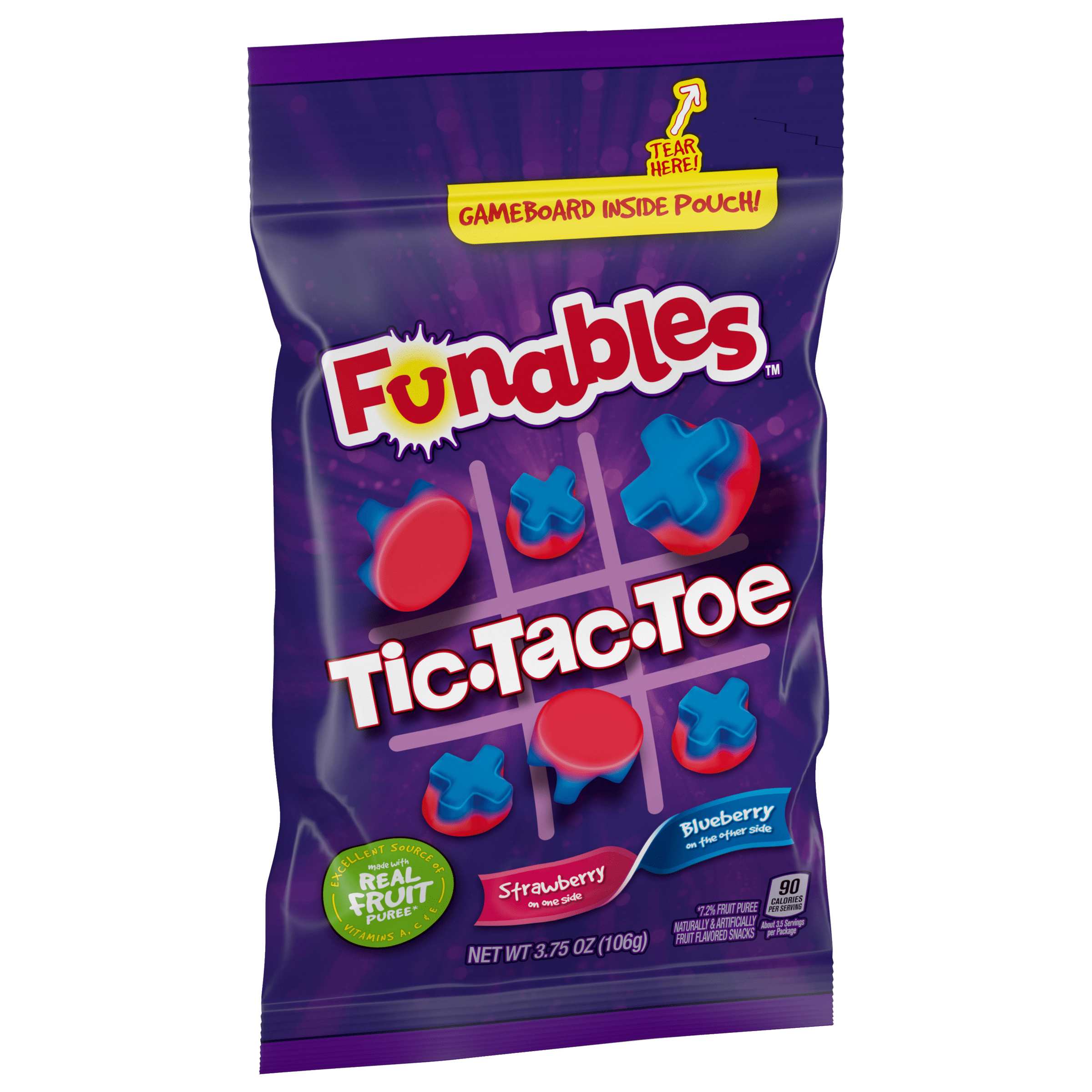 FUNABLES TIC TAC TOE FRUIT SNACK