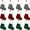 Green, variant on 6PCS Small Christmas Stockings Mini Xmas Buffalo Plaid Stocking Holiday Stocking with Plush Cuff Christmas Tree Ornaments