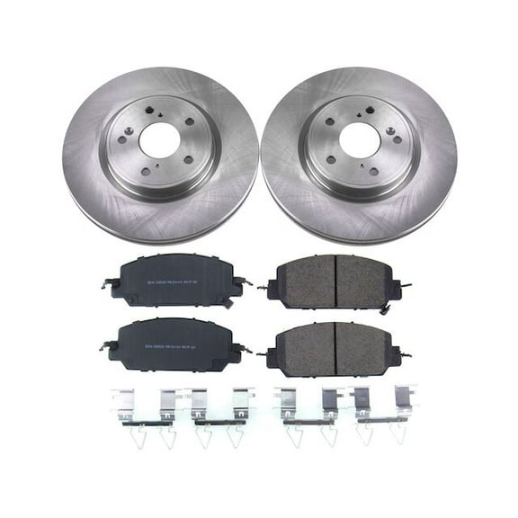 Front Brake Pad and Rotor Kit - Compatible with 2017 - 2025 Honda CR-V Gas 2018 2019 2020 2021 2022 2023 2024