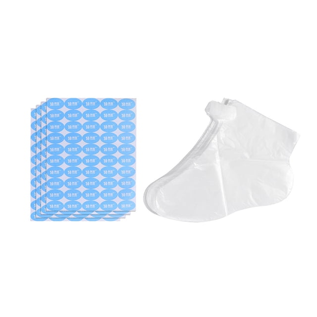 FELTECHELECTR Funda desechable para pies, transpirable, impermeable (200 unidades, 200 pegatinas)