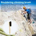 thumbnail image 4 of 2-In-1 Rock Climbing Brush Soft Bristle Bouldering Brush with Beech Wood Handle Callus Remover Eco-Friendly Boar Hair Brush for Rock Climbing, 4 of 8
