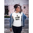 thumbnail image 2 of A Living Hope Daisies T-Shirt Women -Image by Shutterstock, Female Small, 2 of 4