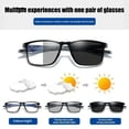 Trendy Men Women Outdoor Smart Photochromic Myopia Glasses Unisex Minus
