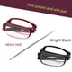 thumbnail image 3 of Gafas de lectura plegables ultraligeras con lentes de resina y funciones de plegado multifuncionales, 3 of 5