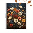 thumbnail image 3 of Qisvanset 12x16 Inch Dark Moody Wildflower Canvas Wall Art, Autumn Botanical Painting Rustic Farmhouse Home Decor, 3 of 8