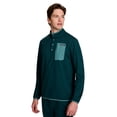 thumbnail image 5 of Reebok Men's and Big Men's Freedom Mock Neck Snap Pullover Sweatshirt, Sizes S-3XL, 5 of 7
