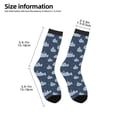 thumbnail image 2 of Kdxio Submarine With Periscope Print Children's Socks for Daily Wear and Sports Use Colorblock Mid-Calf Design Breathable Material, 2 of 5