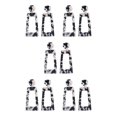 thumbnail image 3 of Qarigey 1 par de pendientes cuadrados de gota de acrílico con estilo, joyería exagerada, recuerdos de fiesta, accesorios de moda, regalos para mujeres, Negro 5piezas Qarigey CBP234494, 3 of 6