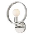 thumbnail image 4 of Golden Lighting 8330-1SF PW Sloane 1-Light Semi-Flush Ceiling, Pewter, 4 of 5