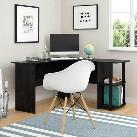 Ktaxon L-Shaped Corner Computer Home Office Desk Furniture- Black Best Choice Products