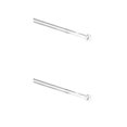 thumbnail image 3 of Wosthever Pajita de vidrio para beber, lavable, reutilizable, cabeza redonda, interior, exterior, hogar, oficina, refrescos, pajitas de vino, taburete de Type4 NO4 Wosthever CBP053690, 3 of 5