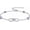 Infinity Heart B, variant on Claddagh Bracelet/Anklets for Women 925 Sterling Silver Luck Scottish Jewelry Irish Gift for Women