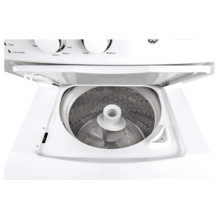 GE GUD27ESSMWW 27 Spacemaker Series Washer and Electric Dryer with