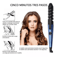 thumbnail image 5 of Kit De Plancha Alaciadora 450° + tenaza Rizadora Cabello, Azul, 5 of 5