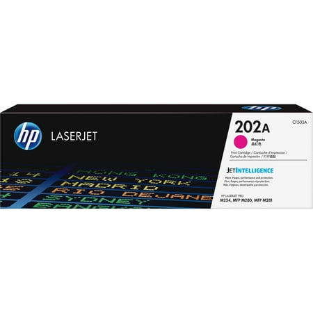 5300 Magenta Toner - HP, HEWCF503A, 202A Magenta Original LaserJet Toner Cartridge, 1 Each